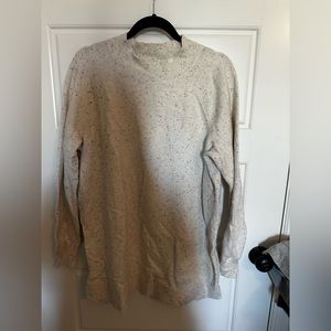 Cream Loft Plus Mock Neck Sweater Sz 1X